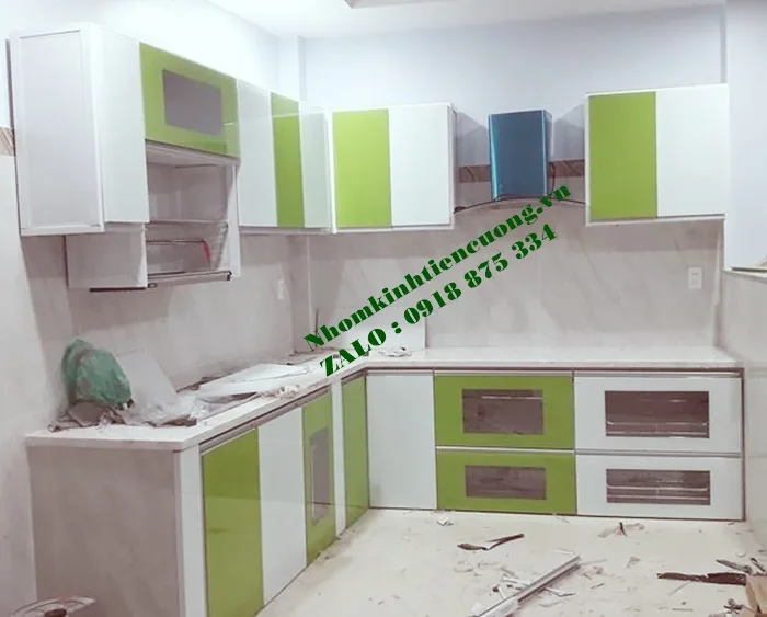 Tủ Bếp Nhôm Đẹp Tphcm