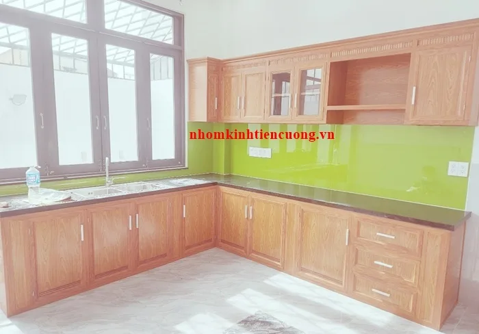 Tủ Bếp Nhôm Kính Đẹp HCM